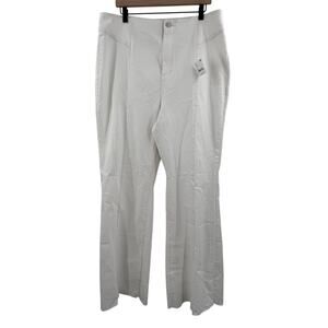 WE THE FREE x FREE PEOPLE Curvy Jeans Size 35 NWT White Denim Plus Curvy Raw Hem